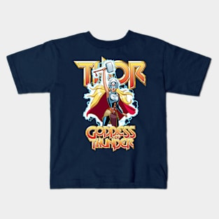 Goddess of Thunder Kids T-Shirt